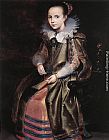 Elisabeth (or Cornelia) Vekemans as a Young Girl by Cornelis De Vos